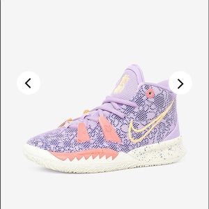 Grade School Kyrie 7, Lilac/Melon Tint/Indigo, 7Y